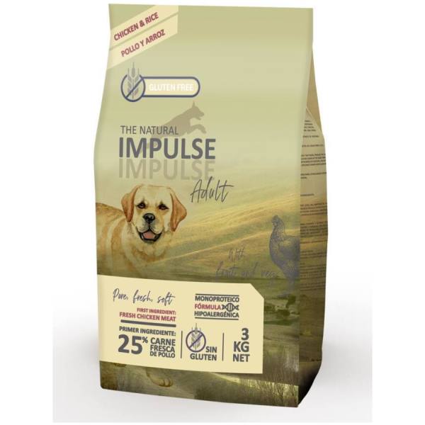 The Natural Impulse Dog Adult 3kg