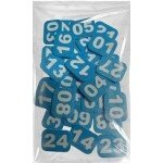 Números para Jaulas del 1 al 30 azul