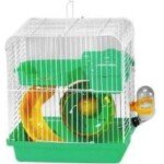 JAULA HAMSTER PEQUEÑA OVALADA 23x17x24 5cm