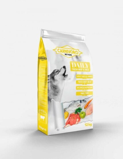 CARNIVORO DAILY 12 Kg TERNERA Y ARROZ INTEGRAL