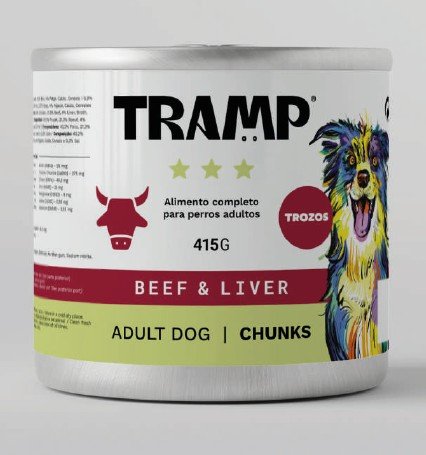 TRAMP-3-DOG-CHUNKS-BEEF-LIVER-415-G-8-UNI.jpg TRAMP 3* DOG CHUNKS BEEF & LIVER 415 G 8 UNI